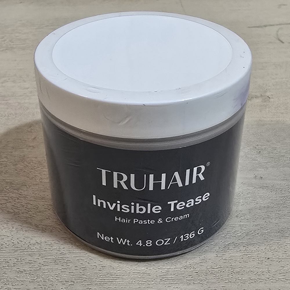 TRUHAIR Invisible Tease Hair Styling Paste & Cream Lightweight 4.8oz SEAL READ